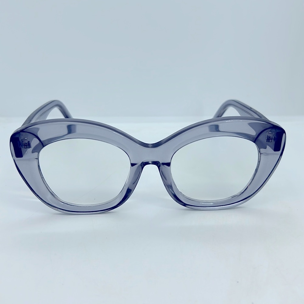 Prada Women's Glasses in Translucent Gray